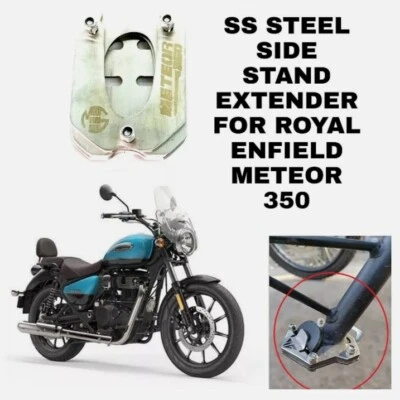 Seitenständer Verlängerungsschutz passend für Royal Enfield Meteor 350cc Edel... - Bild 1 von 4