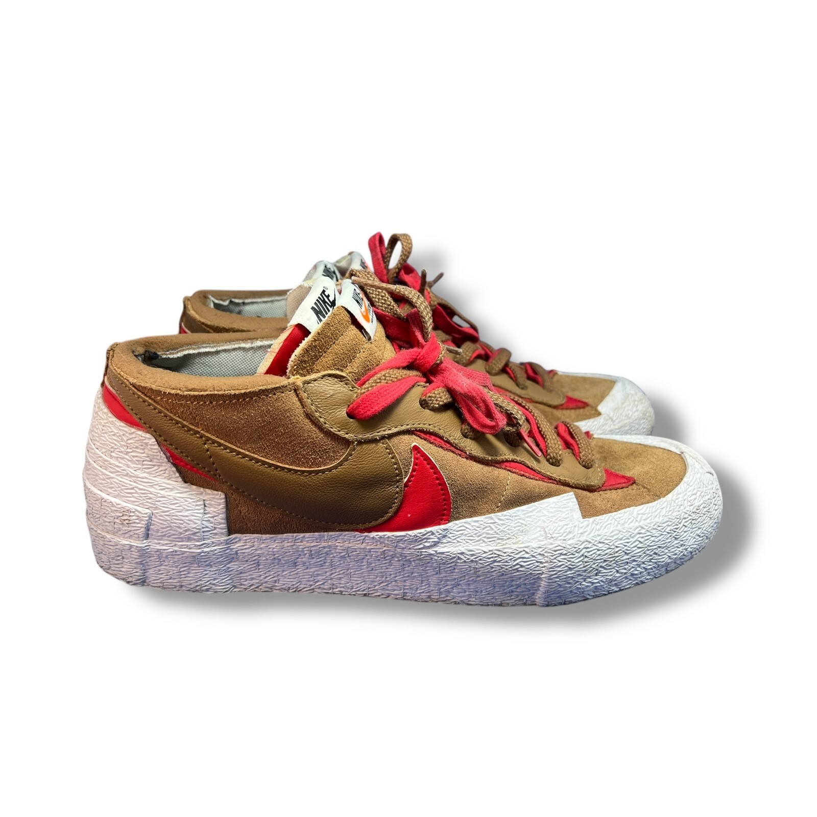 SACAI X NIKE Nike Sacai x Blazer Low British Tan taglia 11 5 DD1877 200 sneakers uomo 45 5