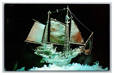 Gatlinburg, TN Tennessee, Ripley's Belive It Not Ship of Chicken Bones, Postcard
