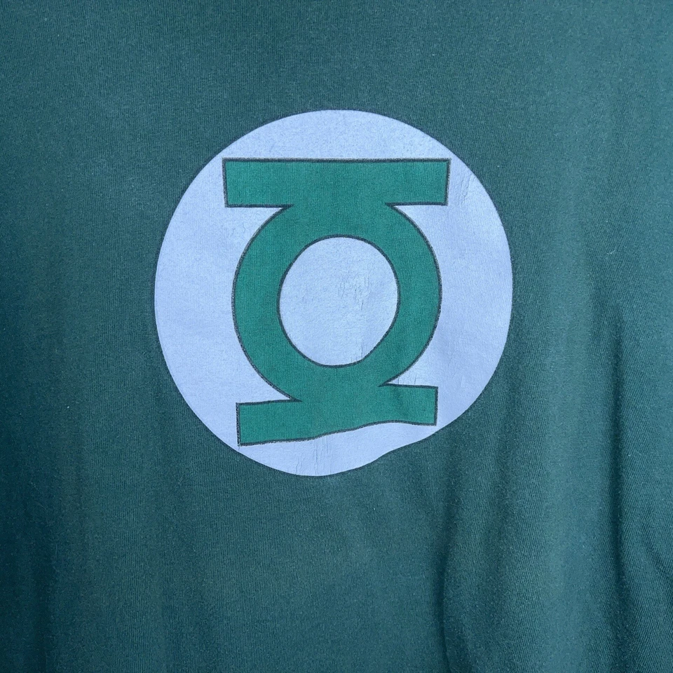 CAMISETA LINTERNA VERDE GRANDE VINTAGE AÑOS 90 HOMBRE MANGA CORTA CÓMIC DELTA ALGODÓN Foto 3 de 4