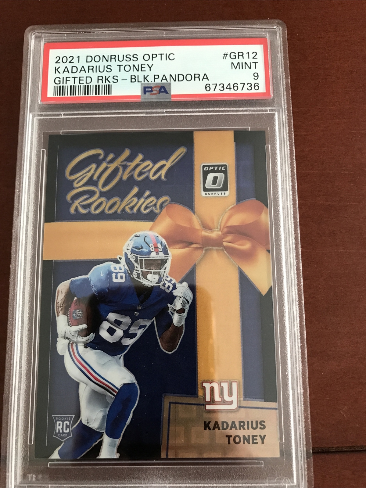 Kadarius Toney Panini Donruss Optic Gifted Rookies #GR12 Black Pandora