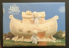 RETIRED Vintage 1992 Precious Moments Noah's Ark Starter Set W/Nightlight- NEW