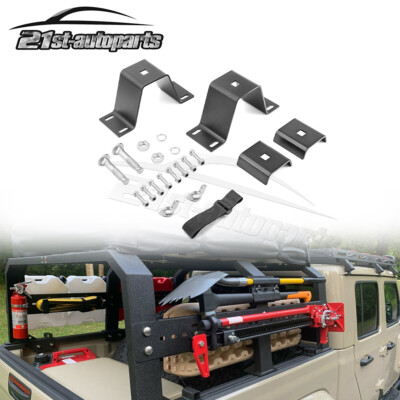 #ad #ad Secure High Lift Jack Rack Mount Kit For Jeep Ford Chevy Toyota Bumper Truck Bed $28.99