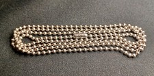 24" Stainless Steel USA Military Marines Army Navy 2.4mm Ball Bead Dog Tag Chain