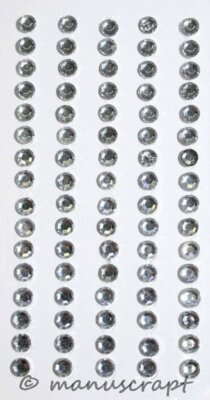 Artoz Artwork 3D-Sticker, Strass Kristall 5mm klar