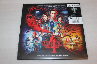Kyle Dixon & Michael Stein - Stranger Things 4  vol 1  2LP BLUE & CLEAR NEW