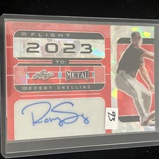 2023 LEAF METAL FLIGHT ROBBY SNELLING PRE-PRODUCTION 1/1 AUTO