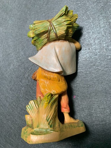 Vintage Fontanini Krippe Dorfbewohner John 153 1995 Italien 5" Figur - Bild 2 von 3