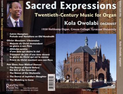 SACRED EXPRESSIONS: TWENTIETH-CENTURY MUSIC FOR ORGAN NEW CD