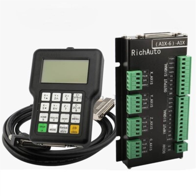 For Cnc Router Engraver Controller A18E New 4 Axis Richauto Dsp Linkage Motio kq