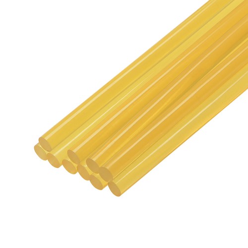 Mini Hot Glue Gun Sticks 8inch x 0.27inch for Glue Guns, Yellow 10pcs
