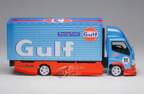 GB MT 1:64 Gulf H300 Tow Truck Custom Racing Fuets Modell Diecast Sammelauto - Bild 10 von 18