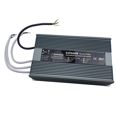 DC24V 200w LED Netzteil Trafo Schaltnetzteil Adapter IP67 Power Supply LED Strip