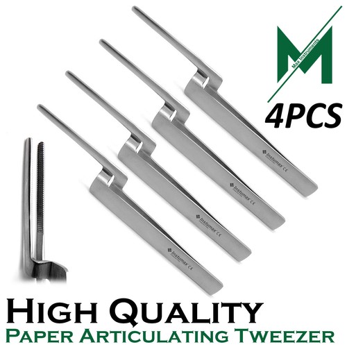 Miller Articulating Paper Forceps Holder Straight Dental Restoration Serrated CE - Picture 9 of 11