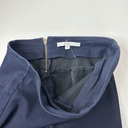 Veronica Beard Jeans Womens 12 Blue Skinny Stretch High Rise Back Zip Dark Wash - Picture 5 of 12