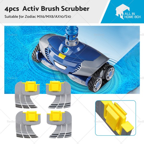 For Zodiac MX6 MX8 AX10 AstralPool S10 Pool Cleaners 4PCS Activ Brush