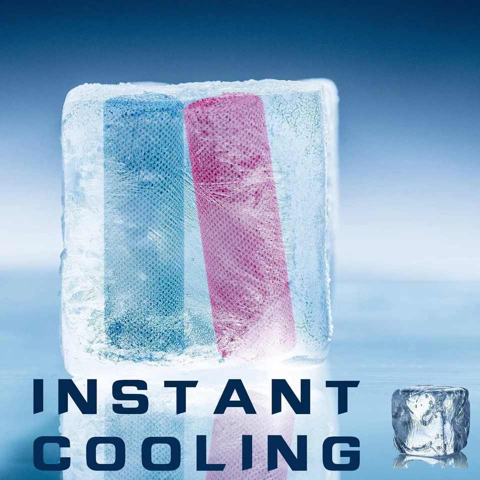 Toalla de enfriamiento envoltura para cuello toalla de hielo frío para deportes correr trotar yoga 2024 Foto 3 de 4