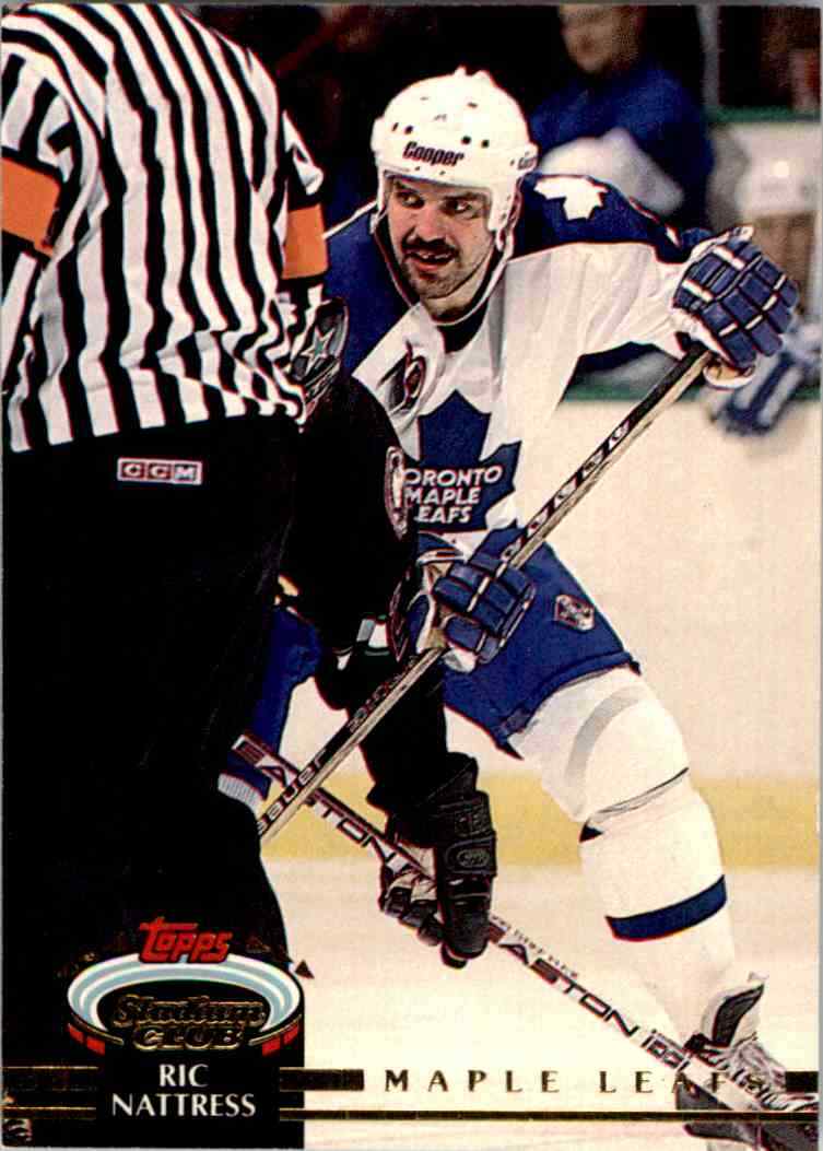 1992-93 Topps Stadium Club Ric Nattress #328