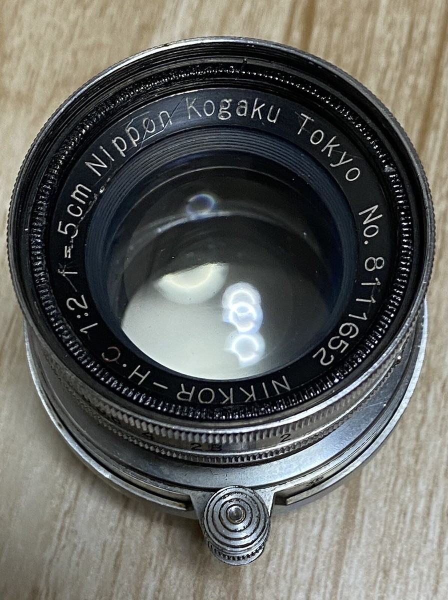 Nippon kogaku NIKKOR-H・C 5cm F2 Rare Nikon Nikkor-H.C 5cm F2 Nippon Kogaku Tokyo Collapsible