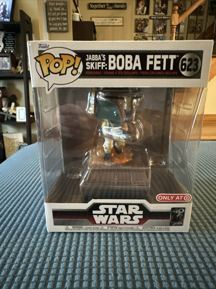 Funko Pop 623 Boba Fett Star Wars Jabba's Skiff Target 2023 Funko Pop 623 Boba Fett Star Wars Jabba's Skiff Target 2023