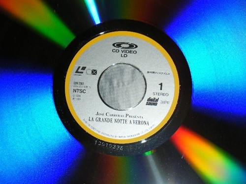 JOSE CARRERAS Japan 1989 CDV-2001 LaserDisc LA GRANDE NOTTE A VERONA - Picture 5 of 6