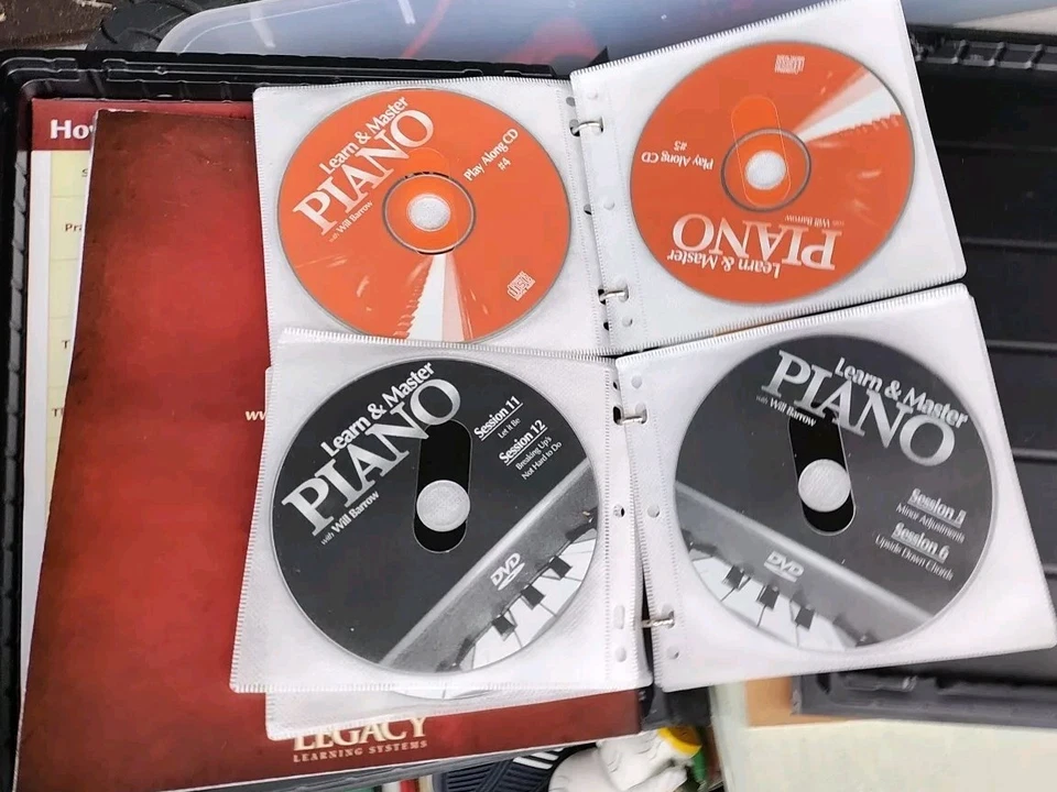 Learn & Master Piano Book, Workshops With DVD's, & play along CD's Used - Image 4 of 4