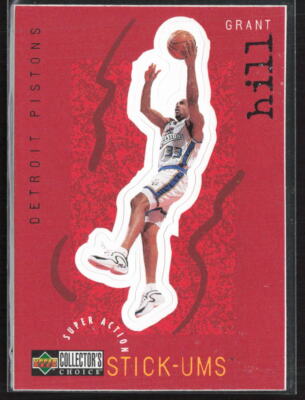 1997-98 Collector's Choice #S8 Grant Hill Super Action Stick 'Ums