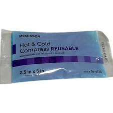 McKESSON Hot & Cold Compress Gel Pack. 2.5 in x 5 in. (Lot Of 55)