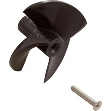 Dolphin Genuine Replacement Part - Impeller with Screw (Black) for Pool Cleaners