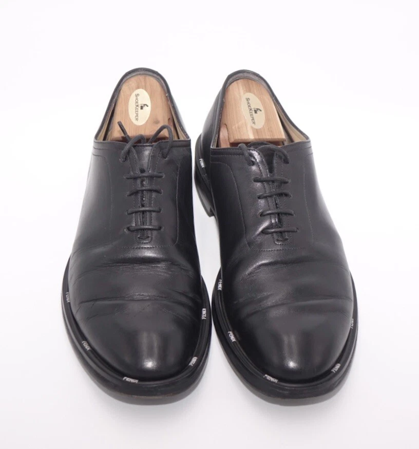 Fendi Lace Up Dress Shoes Men s 9 Made In Italy 7L1231 eBay