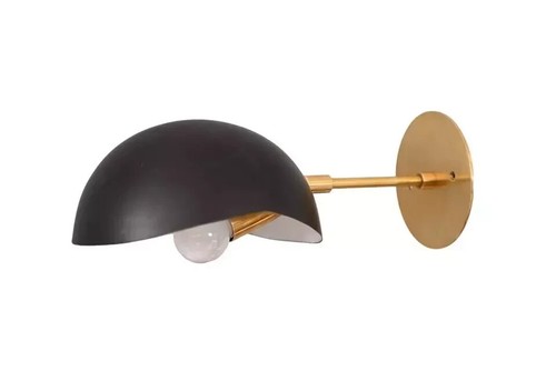 1 Light Cut Shade Handmade Vintage Wall Mid Century Modern Raw Brass Sputnik - Picture 2 of 6