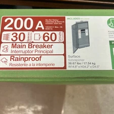Square D by Schneider Electric HOM3060M200PRB Homeline 200 Amp 30-Space Open Box