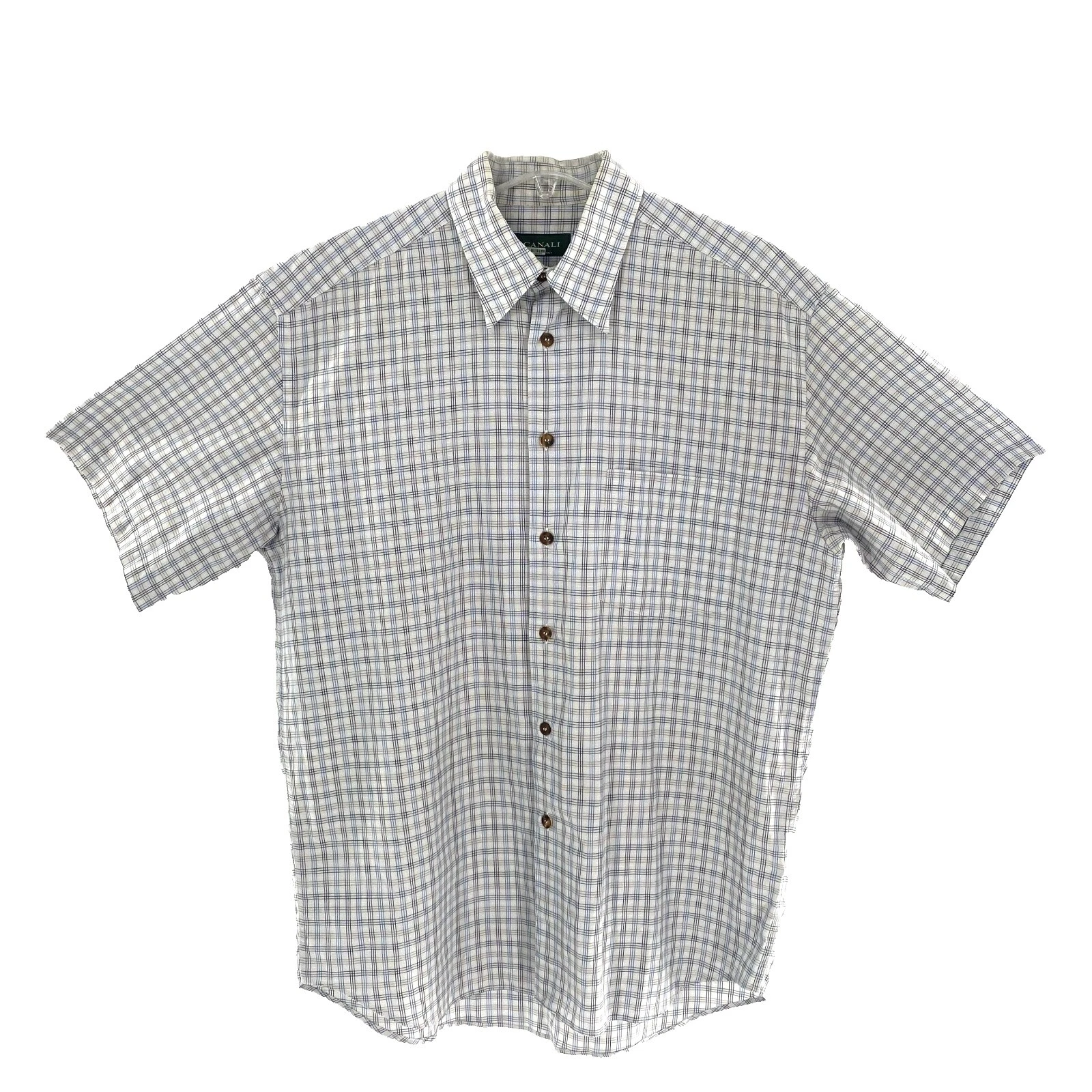 Canali Short Sleeve Dress Shirts for Men