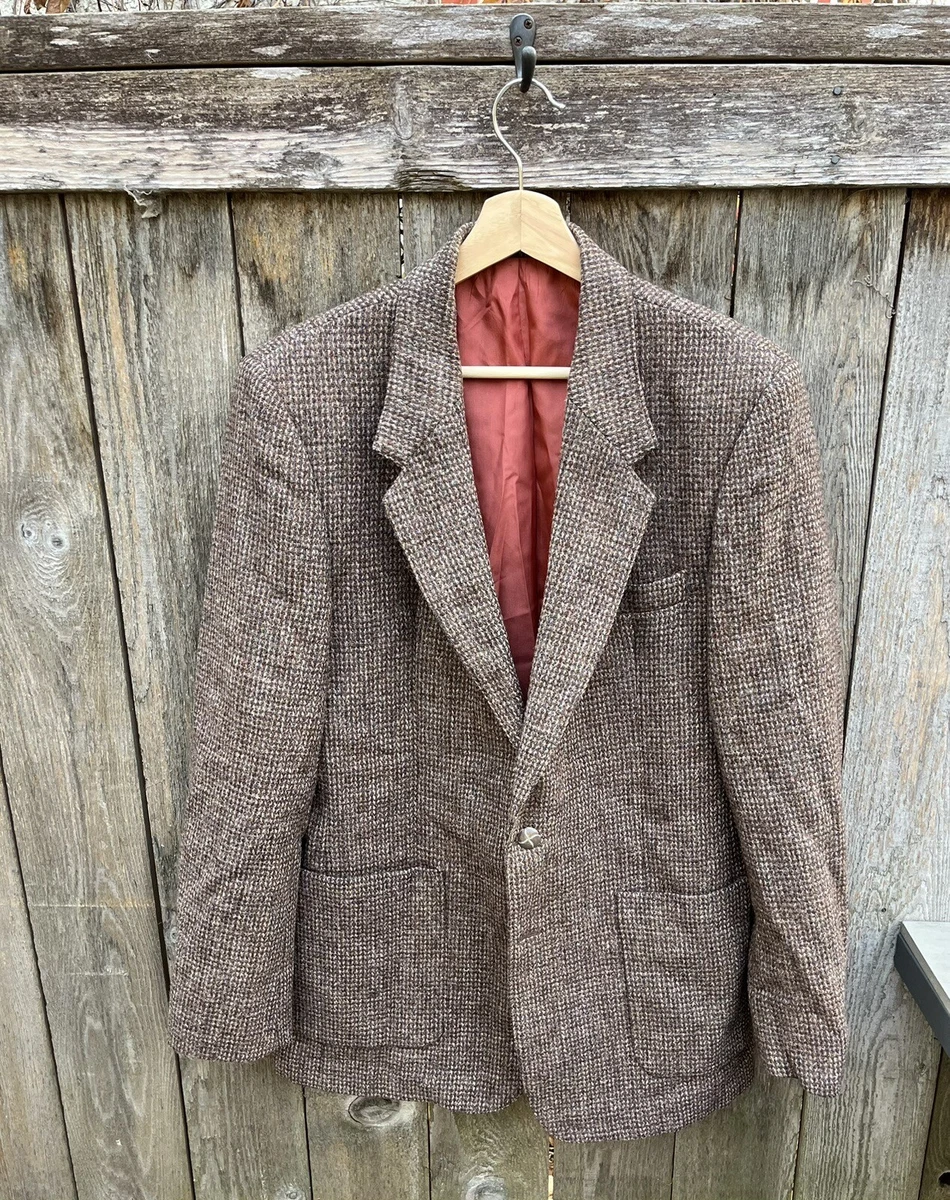 Vintage Harris Tweed 100% Virgin Wool Blazer