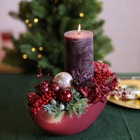 Elegante Stumpenkerzen FüR Stilvolle Dekoration Und Besondere Momente, 2 StüCk