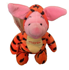 Disney Bean Bag Plush - PIGLET AS TIGGER Winnie the Pooh 8'...NEW