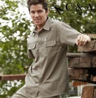 100% Cotton Drill Short Sleeve Casual Work Shirt Wear with Front Chest Pockets