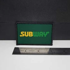 Subway Sandwiches Morale Patch Tactical Resturant 2x3 patch