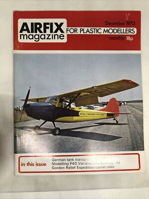 Airfix Magazine December 1973 mbox2328 German tank transporter in 1:76 scale