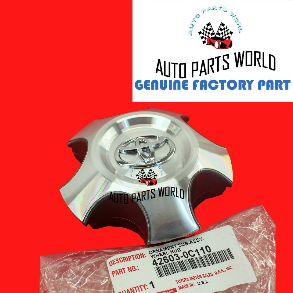 GENUINE OEM TOYOTA 10-17 TUNDRA | 08-17 SEQUOIA 20" WHEEL CENTER CAP 42603-0C110 - Image 3 of 4