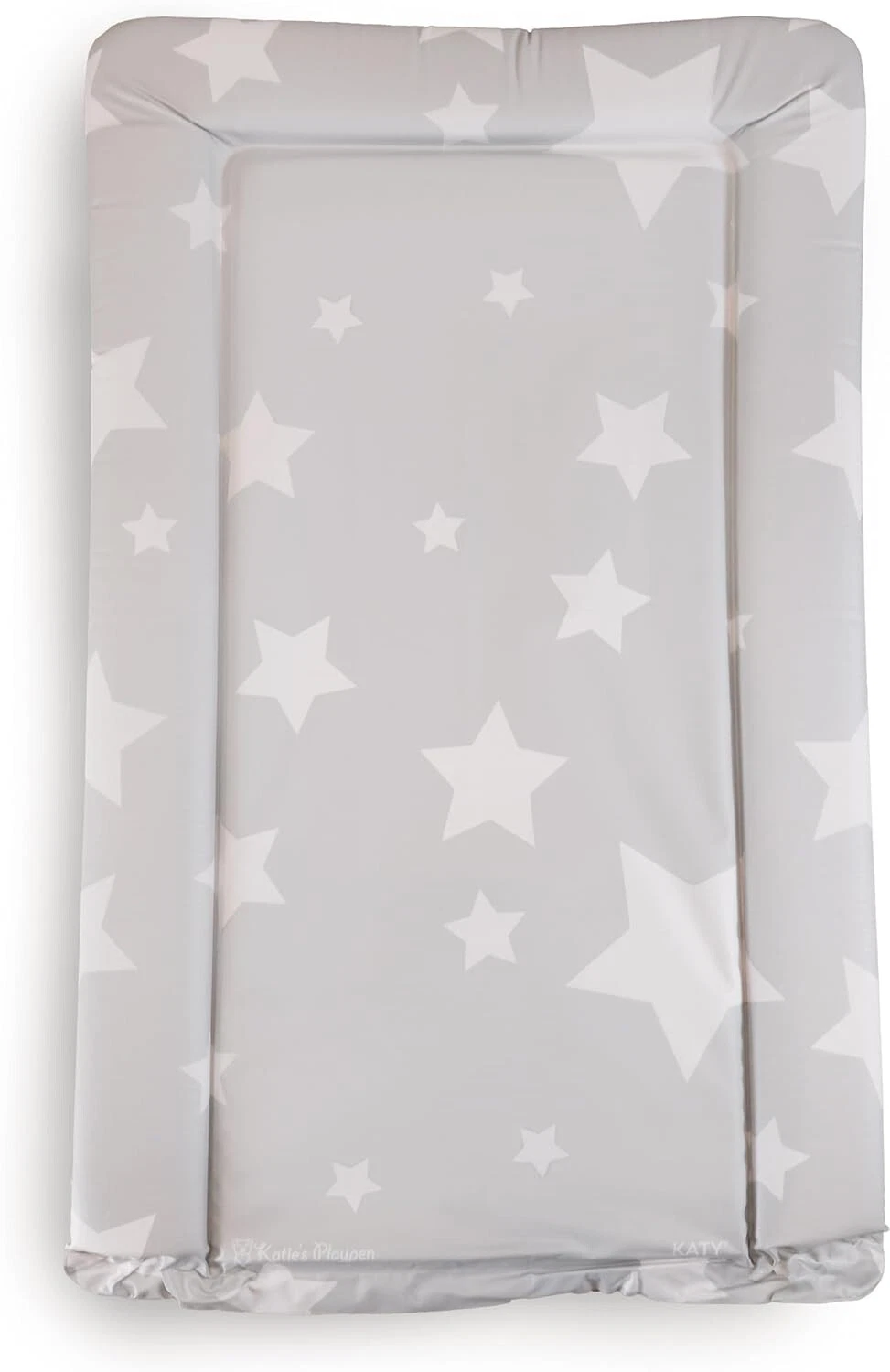 KATY Deluxe Baby Unisex Waterproof Changing Mat - Light Grey With White Stars
Opens in a new window