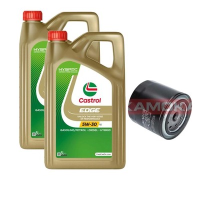 KAMOKA Ölfilter Castrol EDGE Titanium FST 5W-30 10L für Nissan NP300