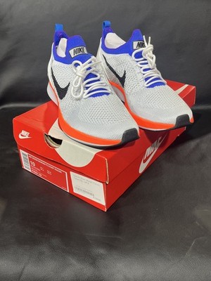 NIKE Air Zoom-Mariah Flyknit Racer WHITE/HYPER CRIMSON US 10 *Deadstock* BNIBWT