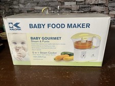 Kalorik Baby Gourmet 5 In 1 Steam Cooker Great Preowned Condition With Manual