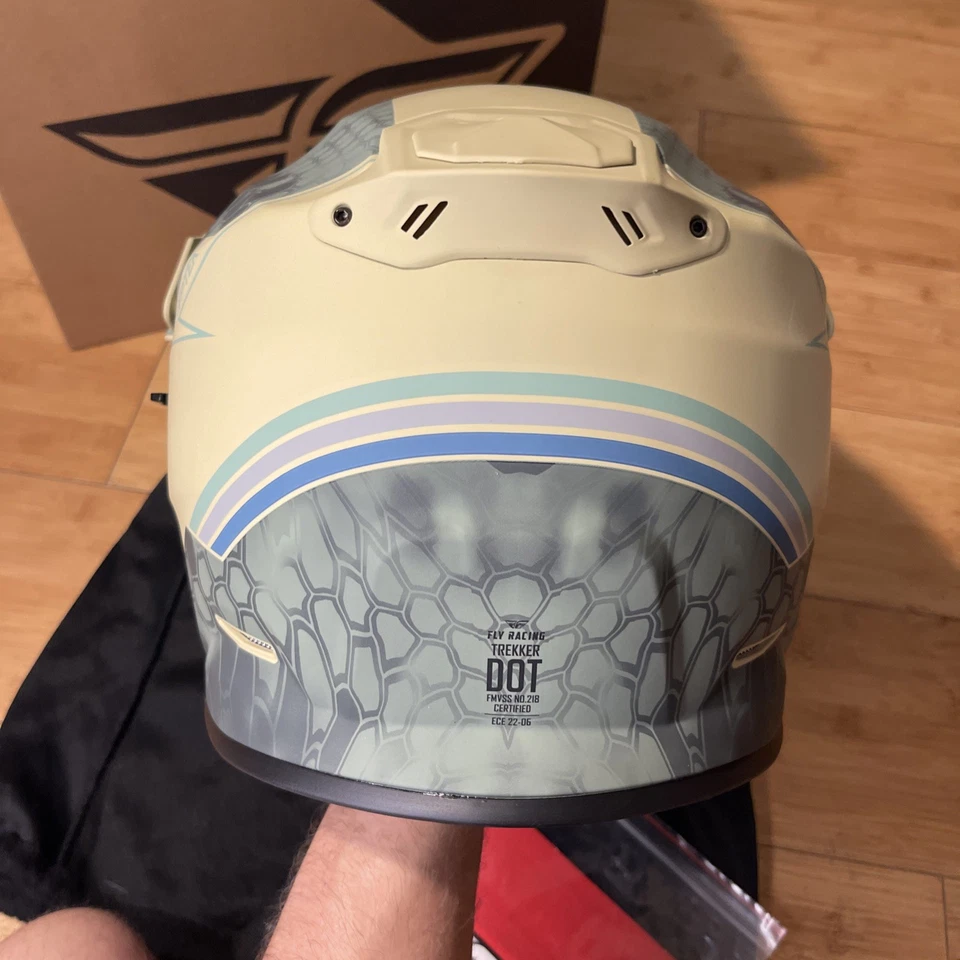 Fly Racing Trekker Kryptek Conceal Matte Tan Sage Spartan Medium Helmet 73-7028M - Image 4 of 4