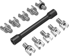 Motorcycle Spoke Spanner Wrench Set Dirt Bike Wheel Rim Repair Tool for Adjust B