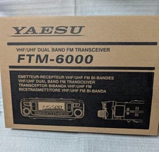 YAESU FTM-6000 VHF UHF Mobile Transceiver S Version 20W Unused