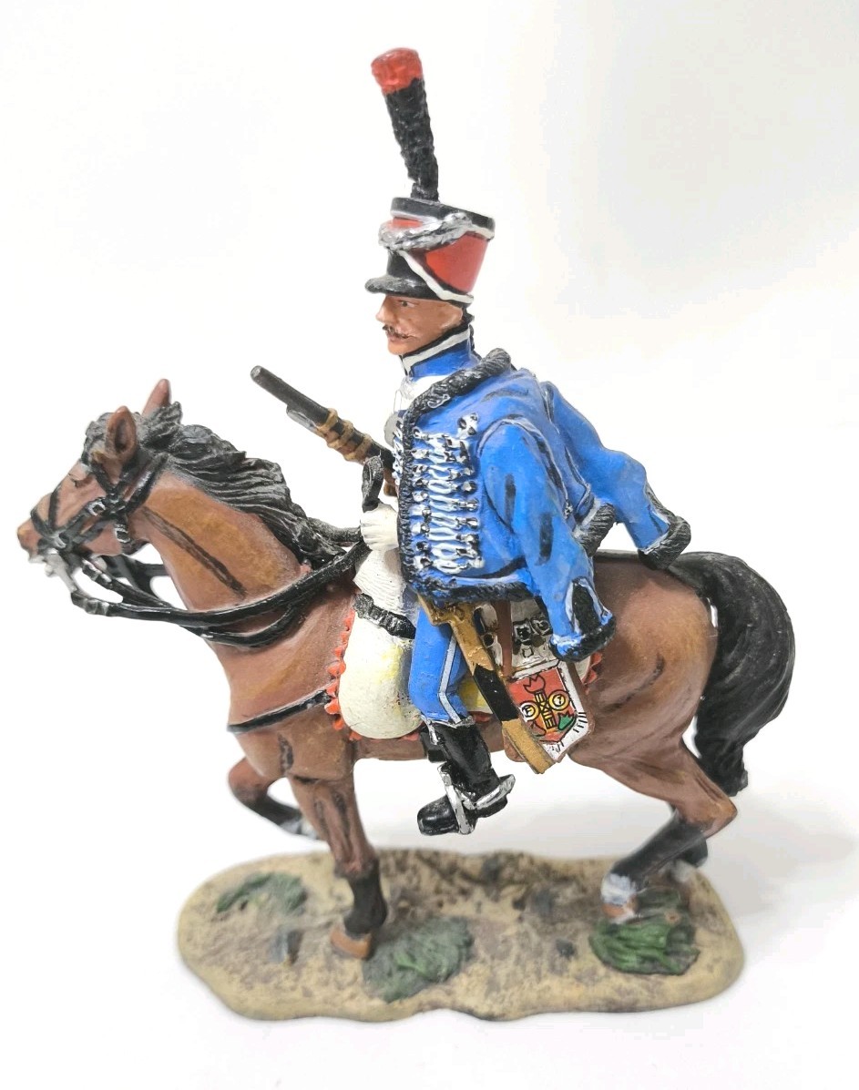 Soldatino Napoleonico a Cavallo - TROOPER FRENCH 1st HUSSARS 1800 - del Prado