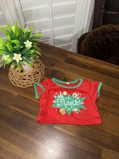 Build a Bear Full Size Teddy Bear Clothing Elftastic Christmas T-Shirt