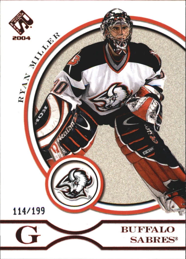 Ryan Miller trading card
